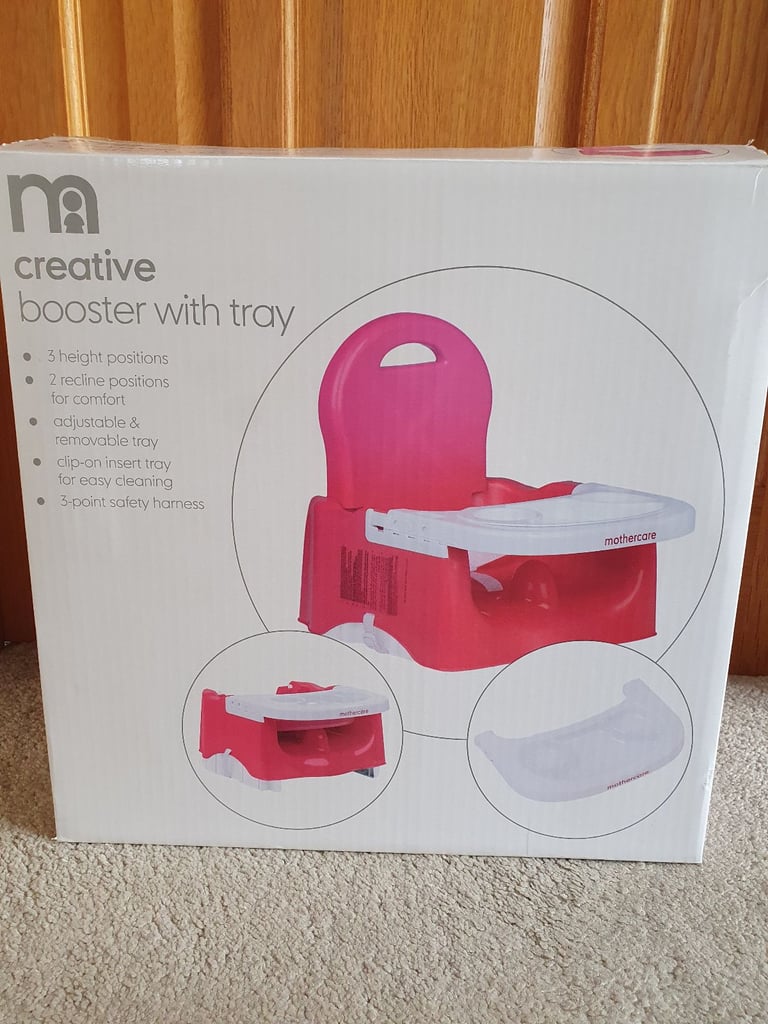 Mothercare booster with tray. 