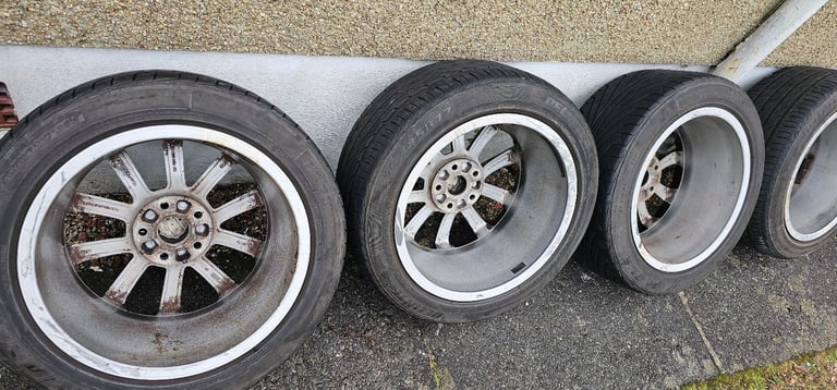 AUDI ALLOYS with tyres
