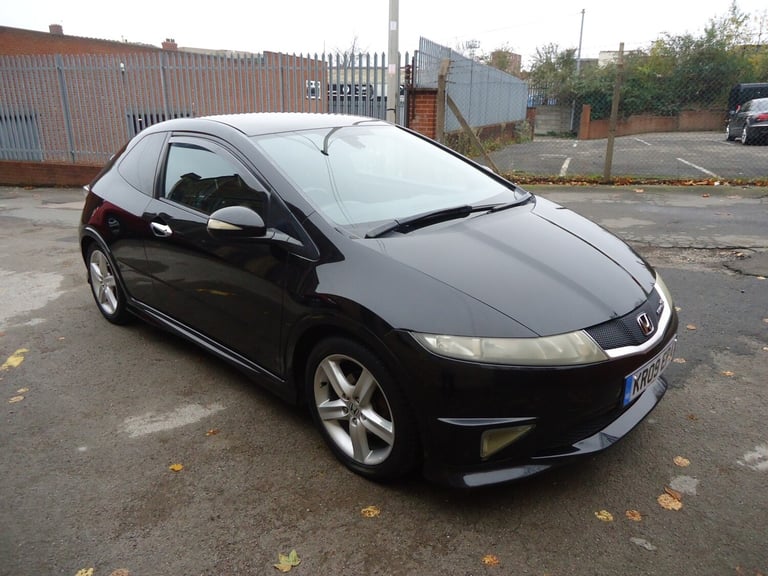 image for HONDA CIVIC 1.8 i-VTEC Type S GT Black Manual Petrol 2009