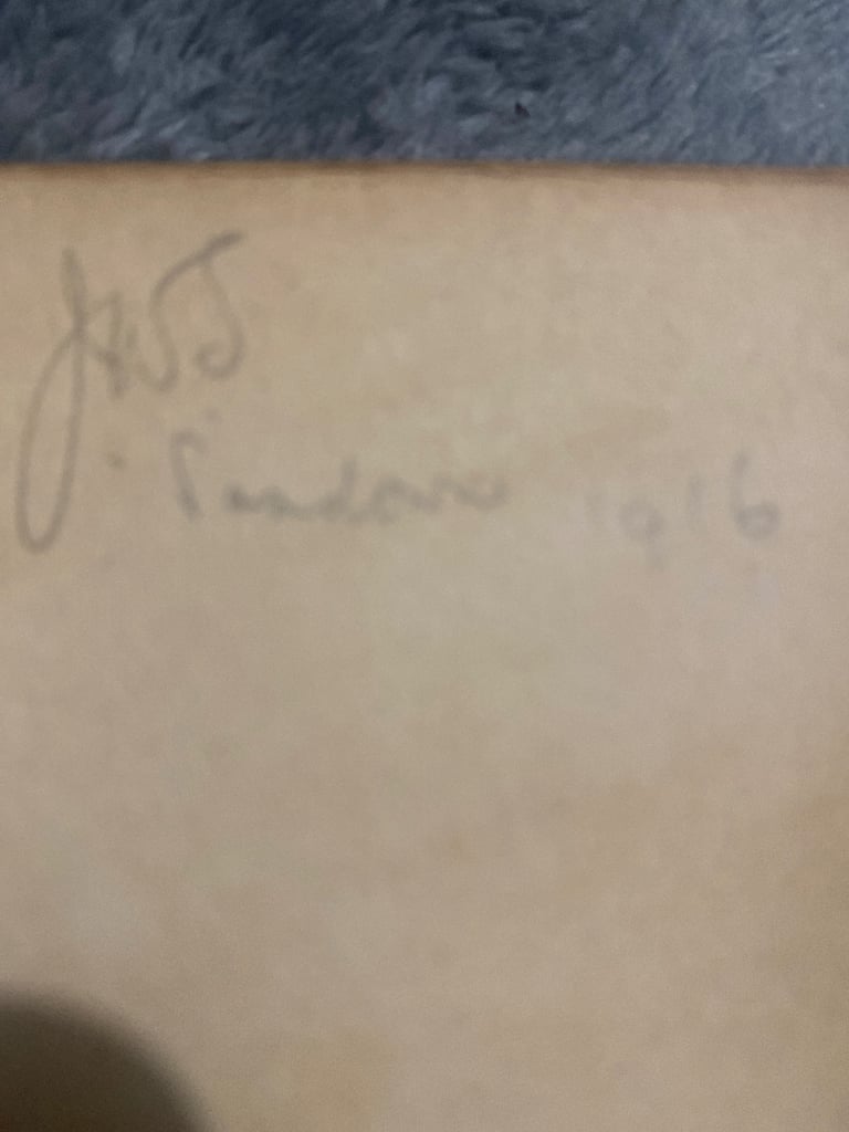 Antique Keats poem book 1916 