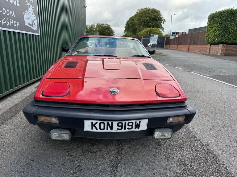 Triumph TR7 Convertible 1981 Red Classic Solid Good Driving Project 