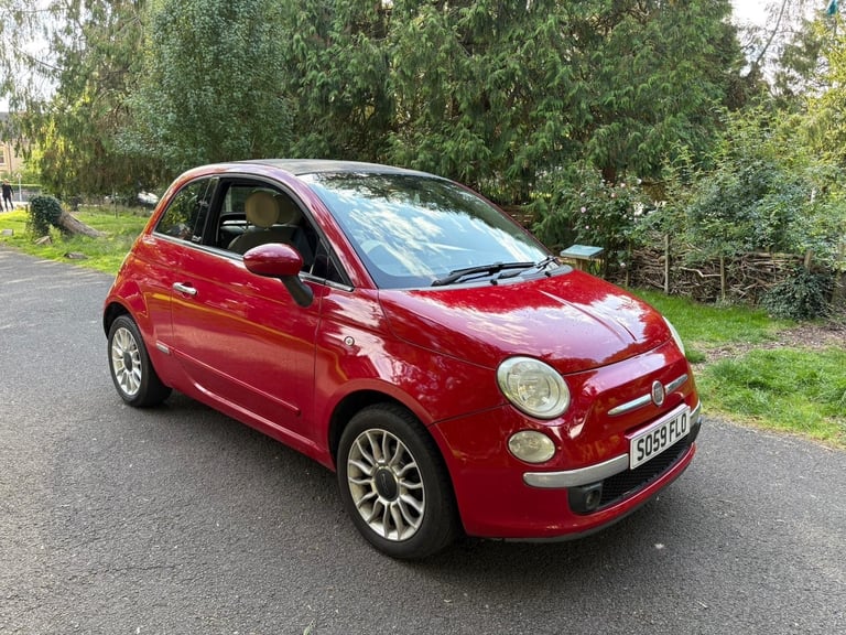2009 Fiat 500 1.2 Lounge 2dr [Start Stop] CONVERTIBLE Petrol Manual