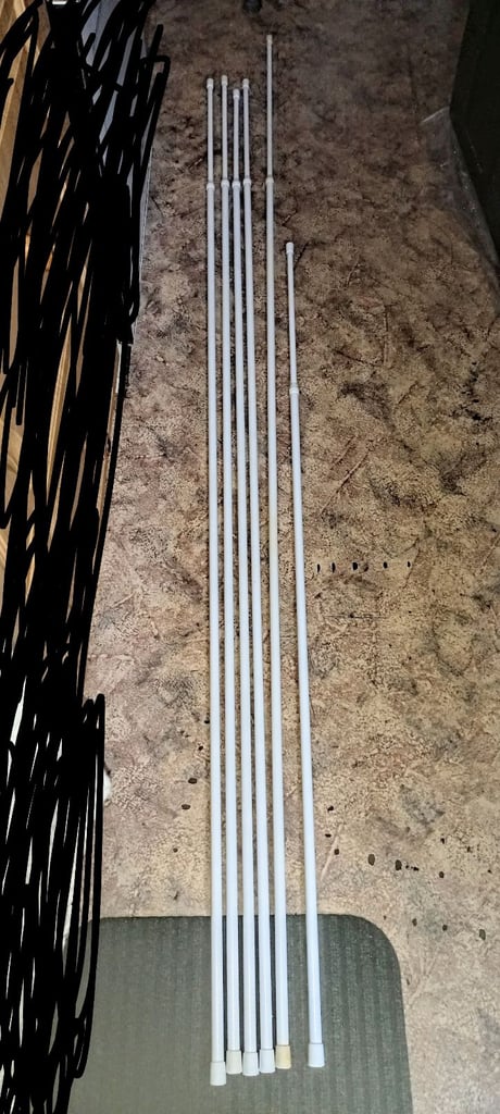 image for 6 Net Curtain Poles