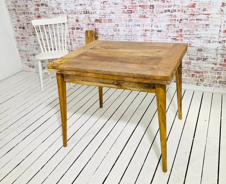 Nordic Extendable Mid-Century Rustic Modern Folding Dining Table