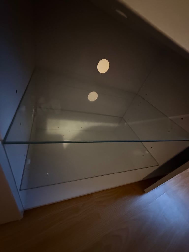 White TV Cabinet (with LED strip!)