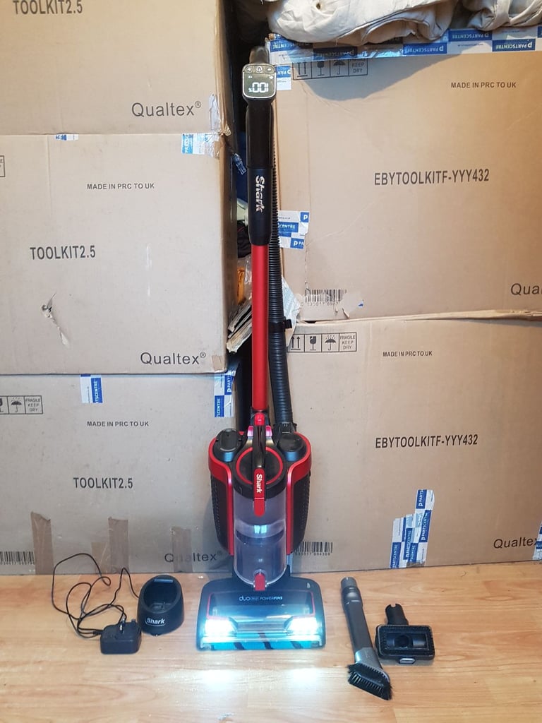 red Cordless shark icz300ukt Anti Hair Wrap Upright Pet Vacuum Cleaner filters washe