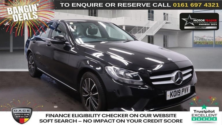 2019 Mercedes-Benz C Class 1.5 C200 MHEV EQ Boost SE Saloon 4dr Petrol G-Tronic+ Euro 6 (s/s) (19...
