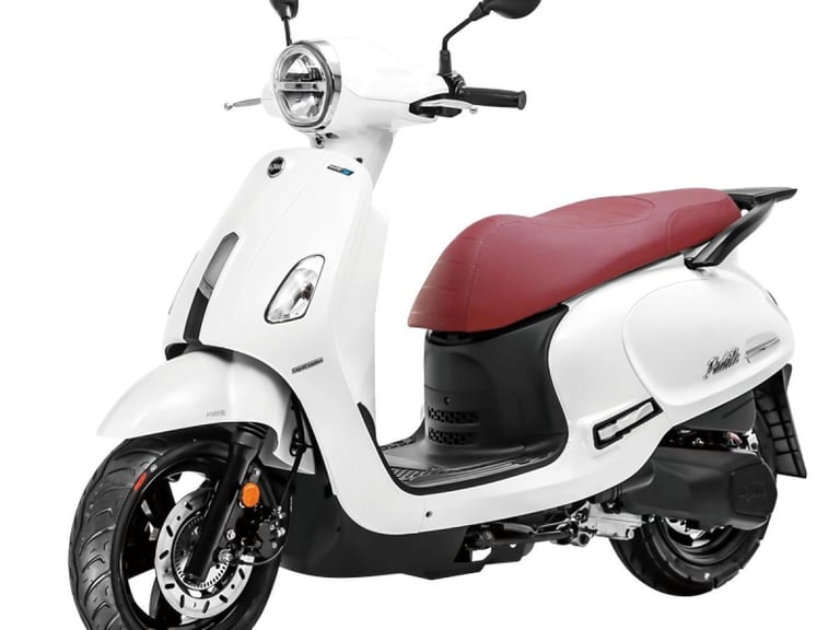 SYM FIDDLE 50cc E5 Modern Retro Classic Scooter, low rate finance.