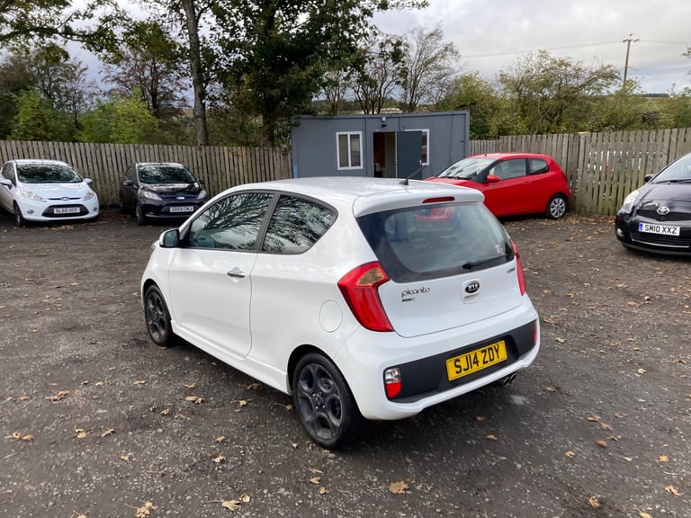 2014 Kia Picanto 1.25 White EcoDynamics 3dr HATCHBACK Petrol Manual