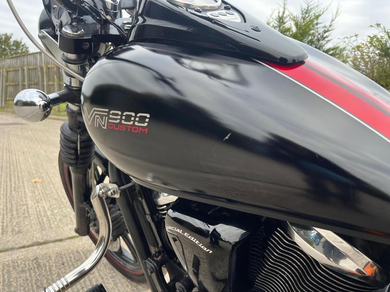 2012 12 KAWASAKI VN 900 CBF CUSTOM VN900 CU VANCE  HINES CRUISER TALL BARS