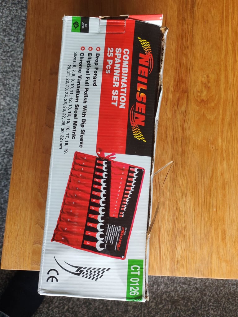image for New Unopened Box Neilsen 25 pc Spanner Ser