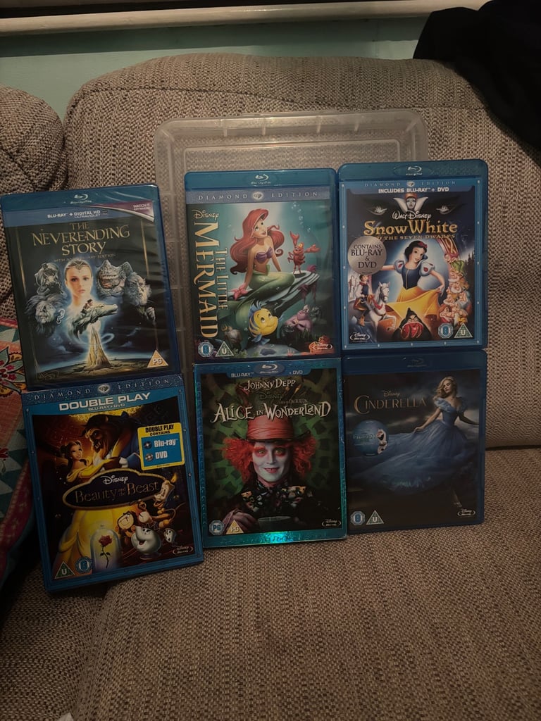 image for Blue ray Disney DVDs x6