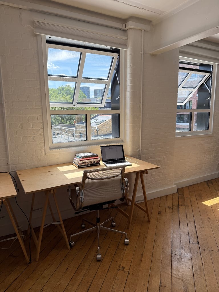Desk available in creative studio in Shoreditch