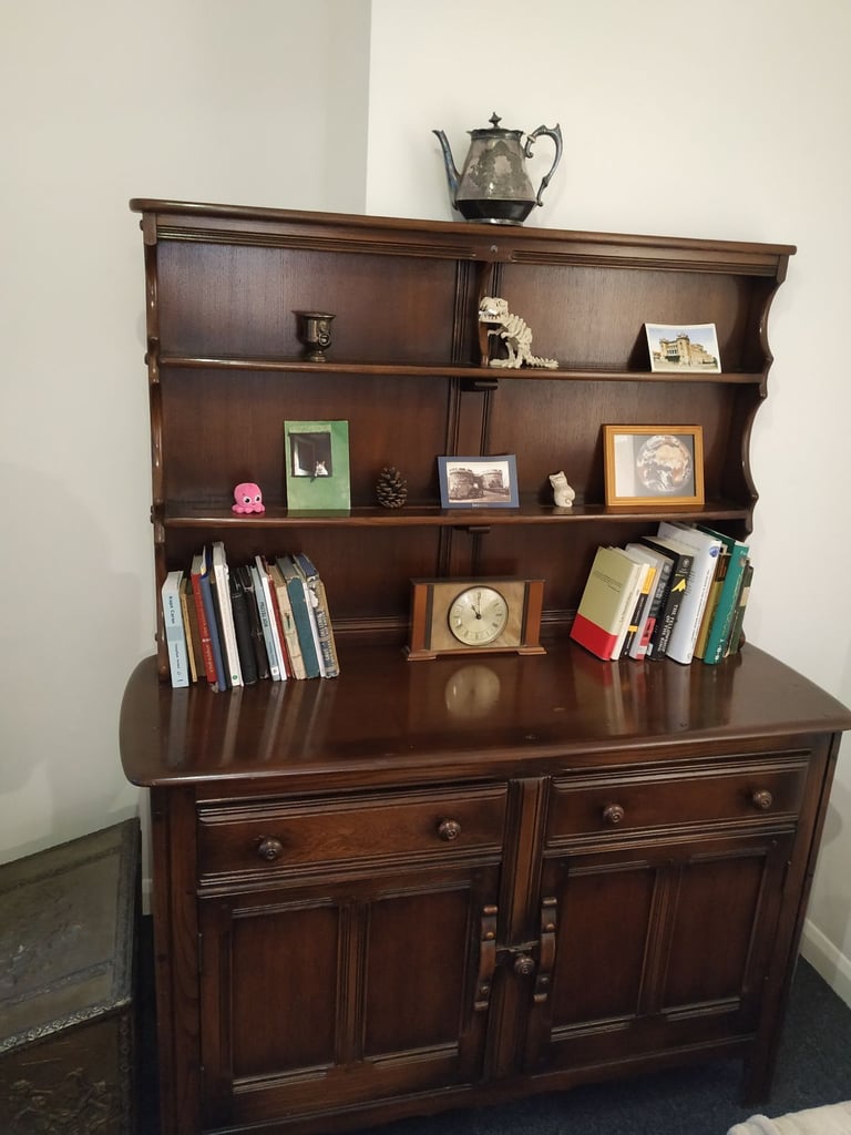 image for Wooden kitchen dresser - Collection display - Cabinet of curiosities 