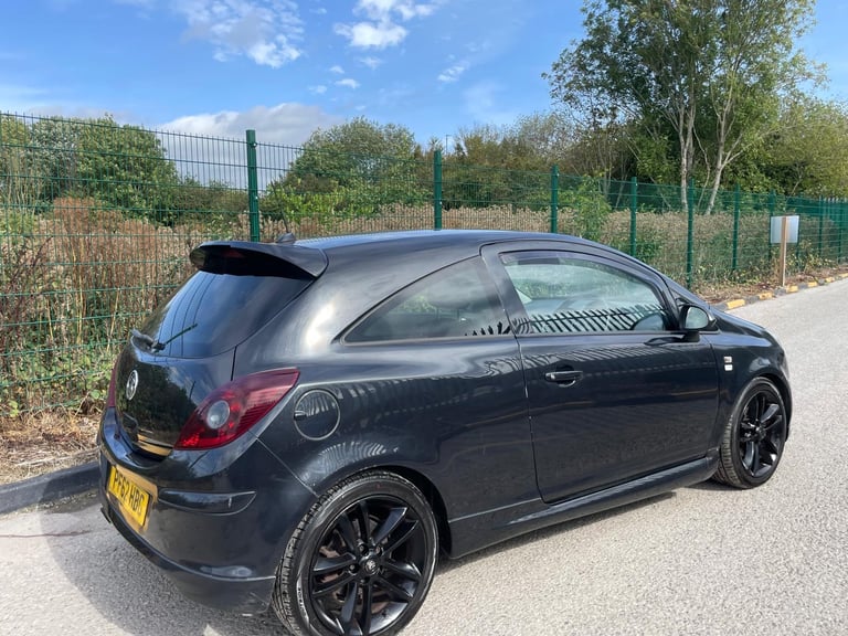 VAUXHALL CORSA 1.4 TURBO BLACK EDITION 62 REG SERVICE HISTORY 12 MONTHS MOT LOW INSURANCE 