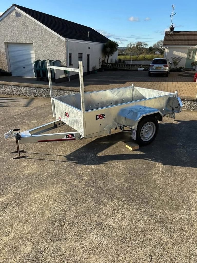 image for Car Trailer - 7 x 4 - Galvanised - DSE