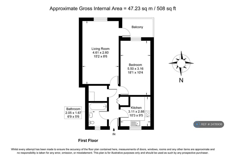 1 bedroom flat in Cooper Close, London, SE1 (1 bed) (#2478906)
