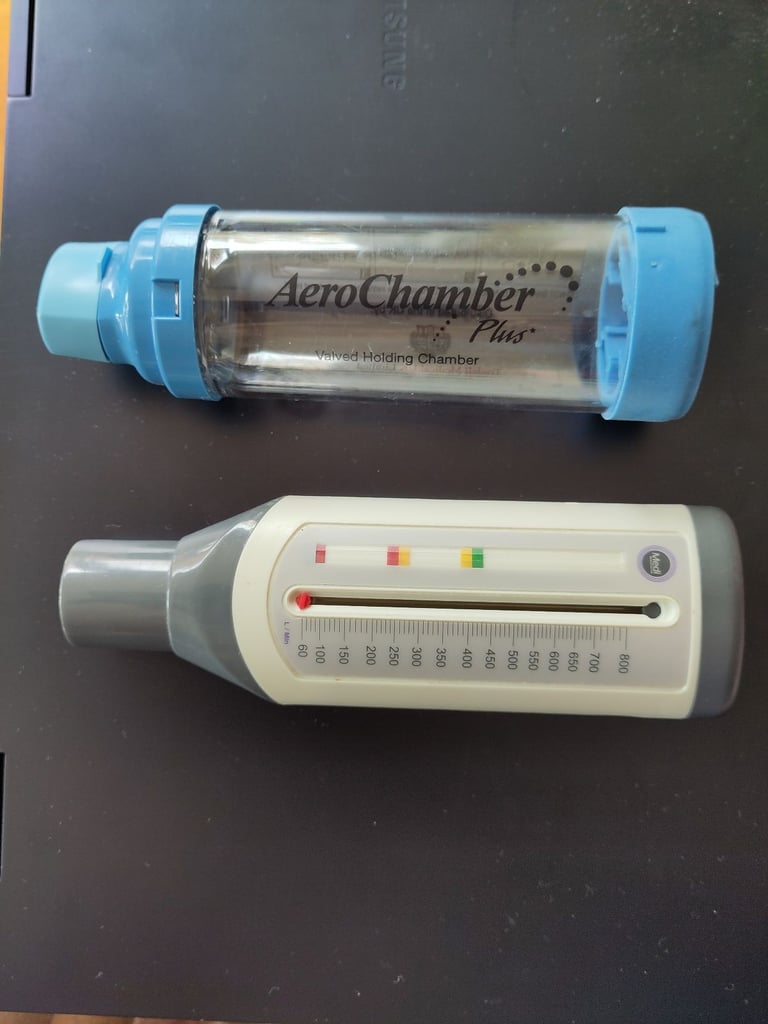 Peak flow meter and inhaler chamber | in Mansfield, Nottinghamshire ...