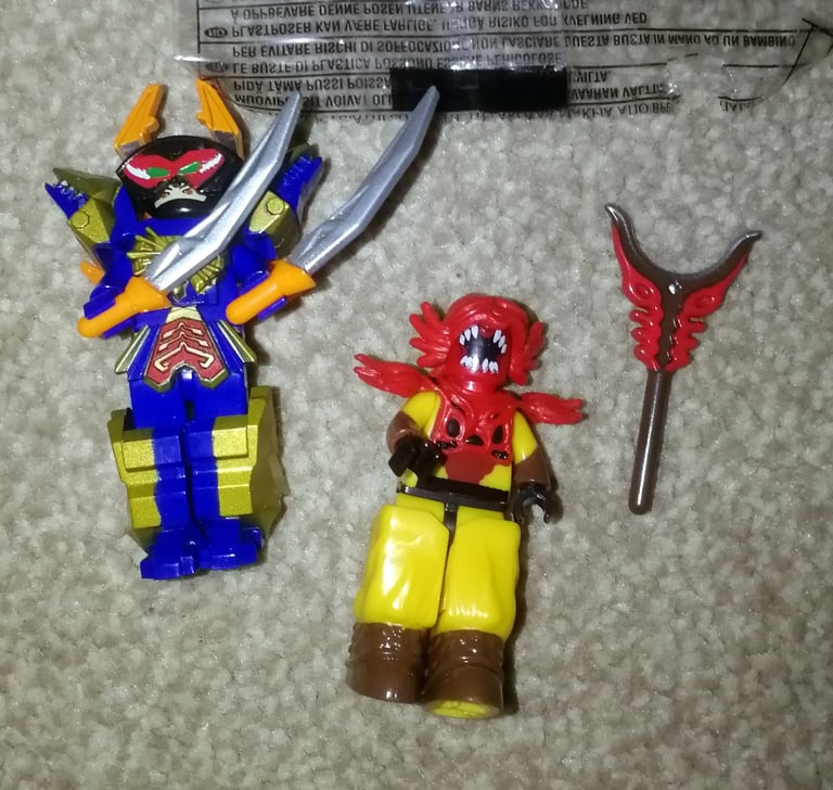 Mega Bloks Power Rangers Super Samurai 5824 Claw Battlezord v Mooger Complete