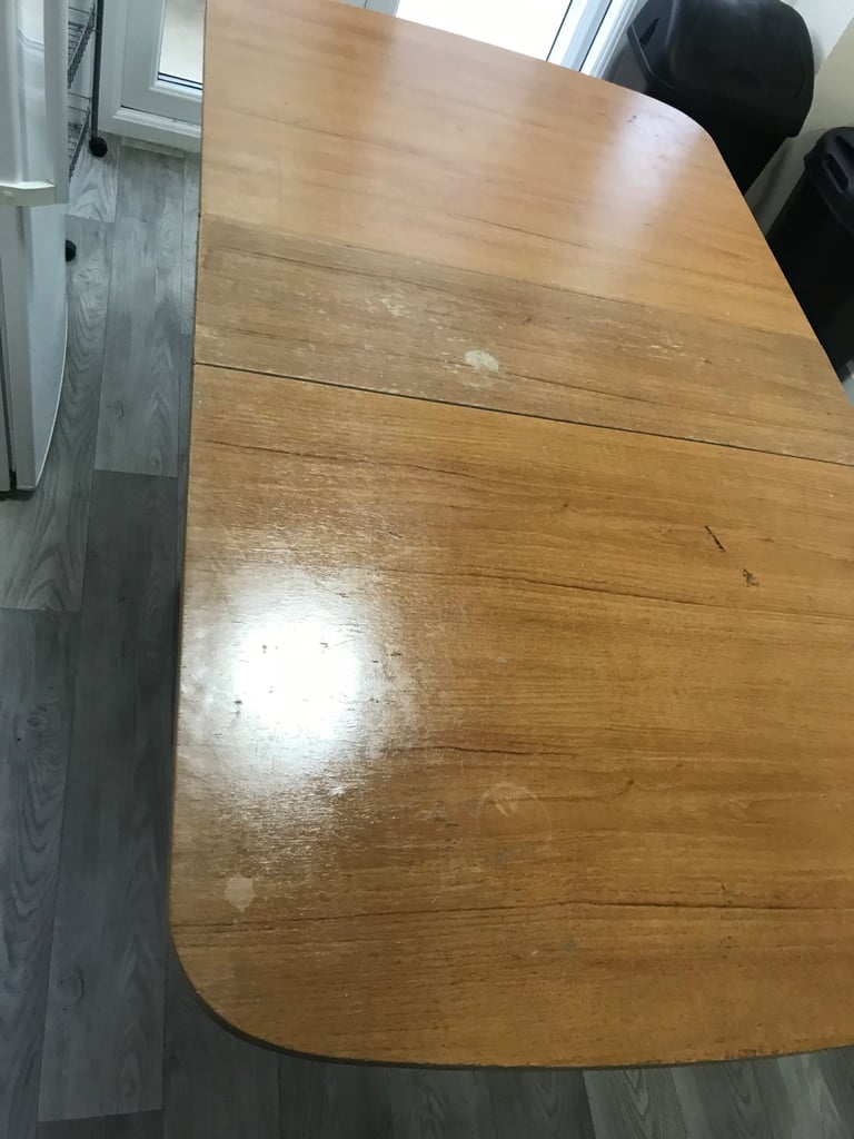 Folding Wooden dining table  - £20