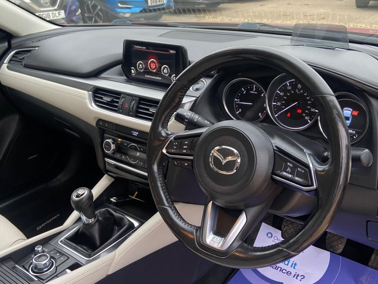 2017 Mazda Mazda6 2.2 SKYACTIV-D Sport Nav Euro 6 (s/s) 4dr SALOON Diesel Manual