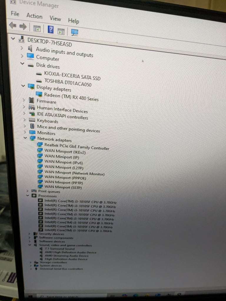 Intel 4.4Ghz 10th gen Gaming PC 8gb Graphics 16gb Ram Fortnite Roblox minecraft Esports