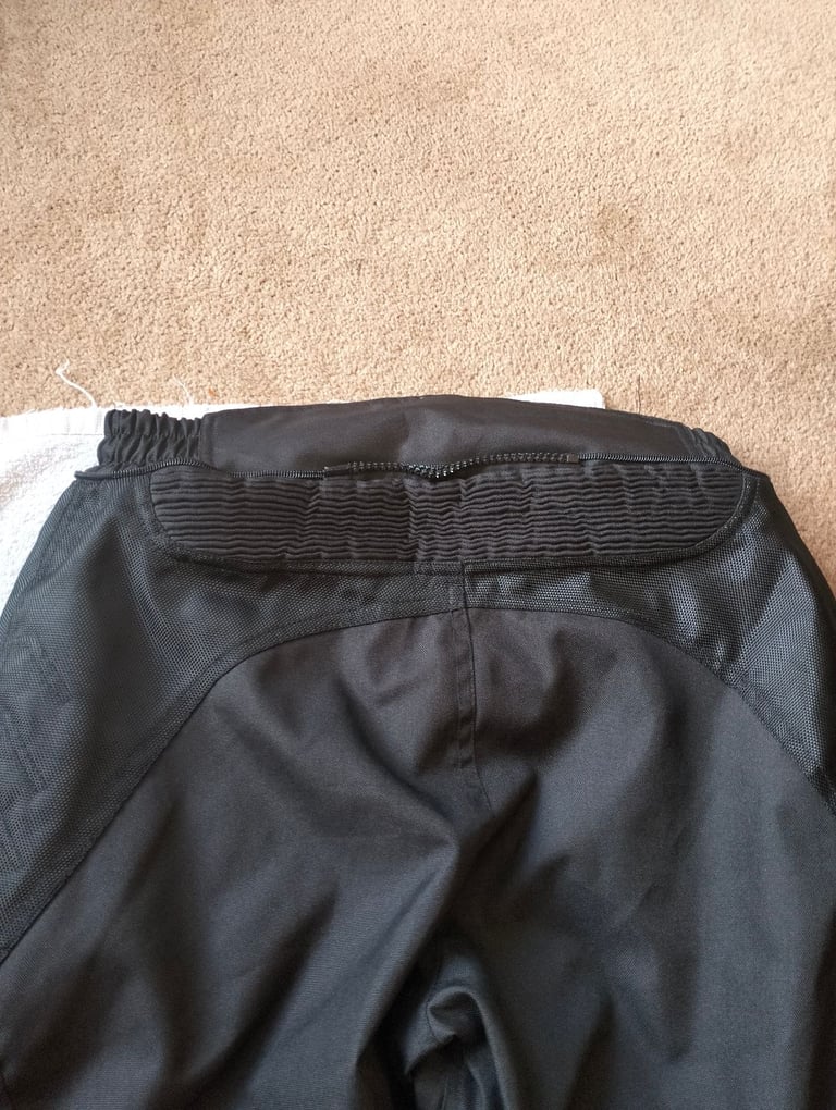 Frank Thomas Mens Waterproof Textile Motorcycle Trousers Medium 32" W 4 in 1