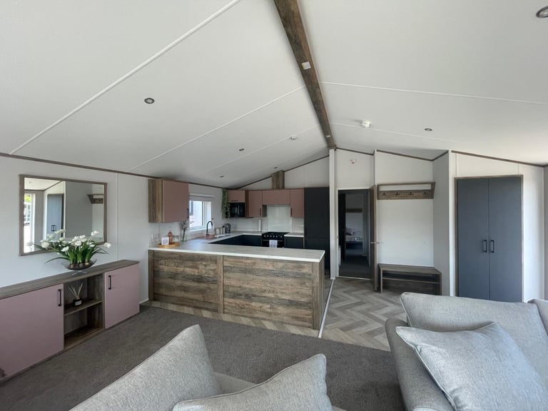 Static Holiday Lodge For Sale Off Site Willerby Boston Lodge 40 x 20, 2 Bedroom