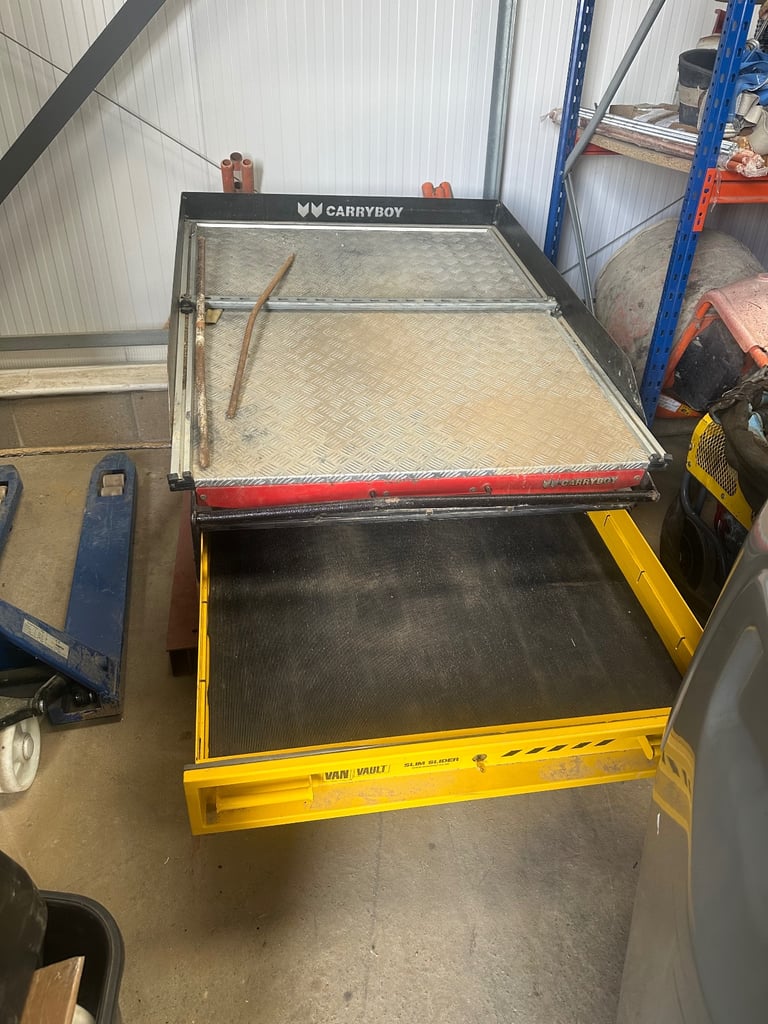 Carryboy bed tray and van vault slim slider