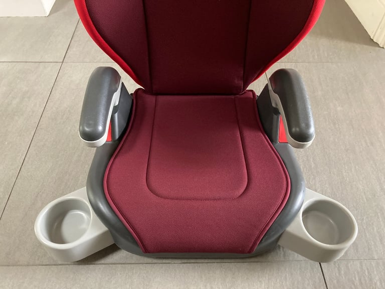 Graco Junior Maxi Lightweight High back Booster Seat, Group 2/3 Rare Chili Color