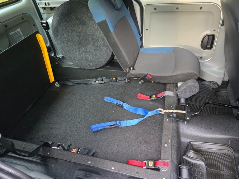 2008 Renault Kangoo Wheelchair Accessible Vehicle + 3 Seater + Electric Remote Winch  Wheelchair ...