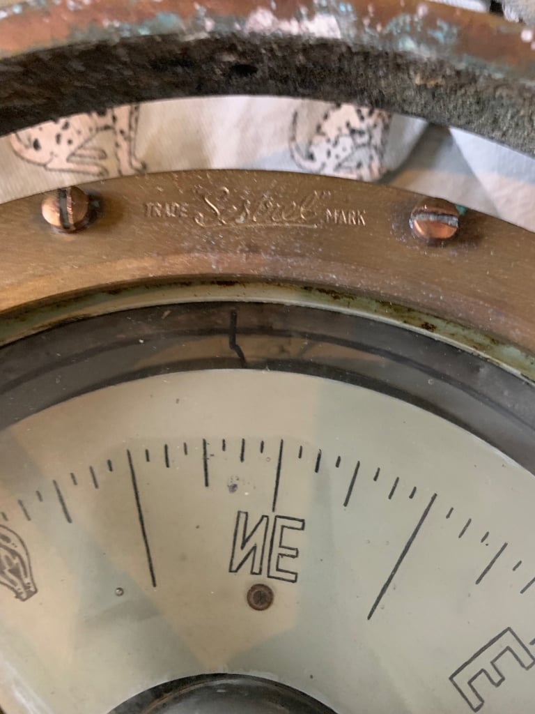 Sestrel Ships compass ,brass 