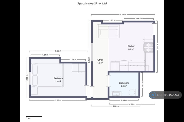 1 bedroom flat in George Street, Weston-Super-Mare, BS23 (1 bed) (#2157993)