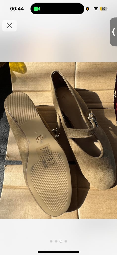 Khaki Green ballerina shoes 