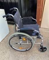 Manual Wheelchair - Puncture-proof tyres - No Foot Rests - Lighwieght -AIDAPT