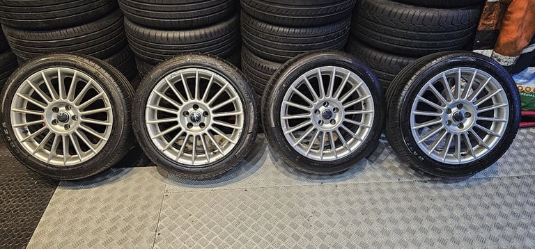 VW 17 alloy wheels + 4 x tyres 225 45 17 RoadCruza All Seasons