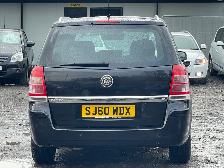 * 60 2011 VAUXHALL ZAFIRA 1.6L + IDEAL FAMILY 7 SEATER + LONG MOT * 