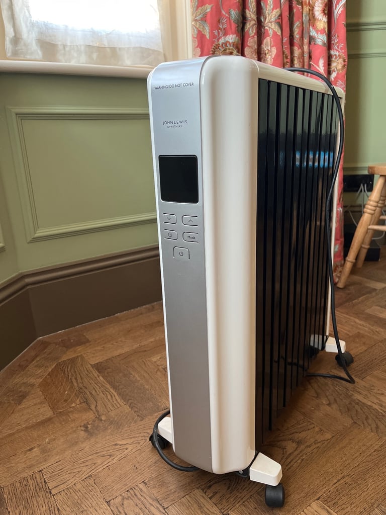 John Lewis LED Oil Filled Radiator 