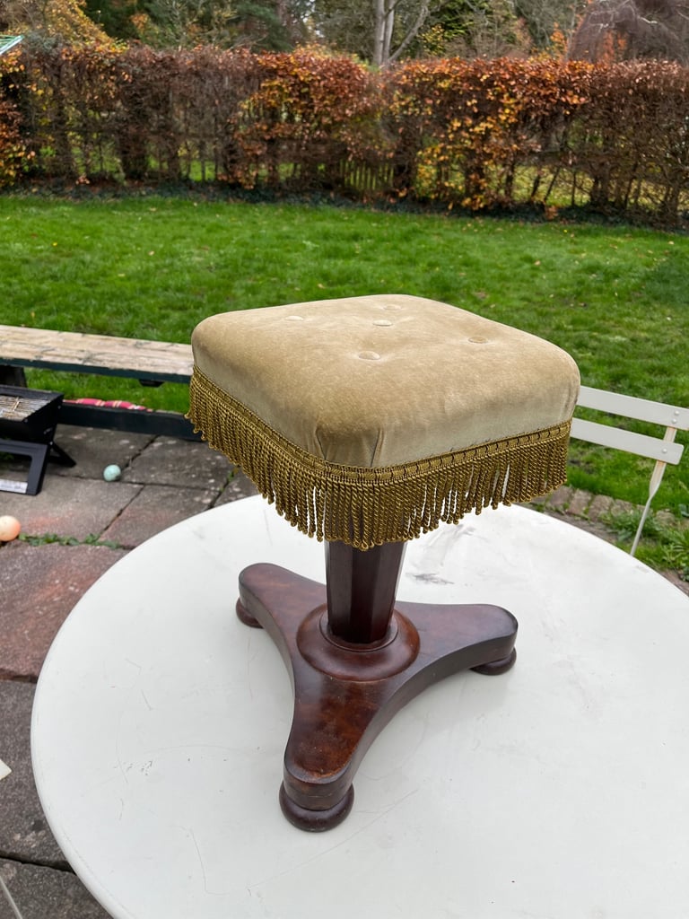 Victorian mahogany stool