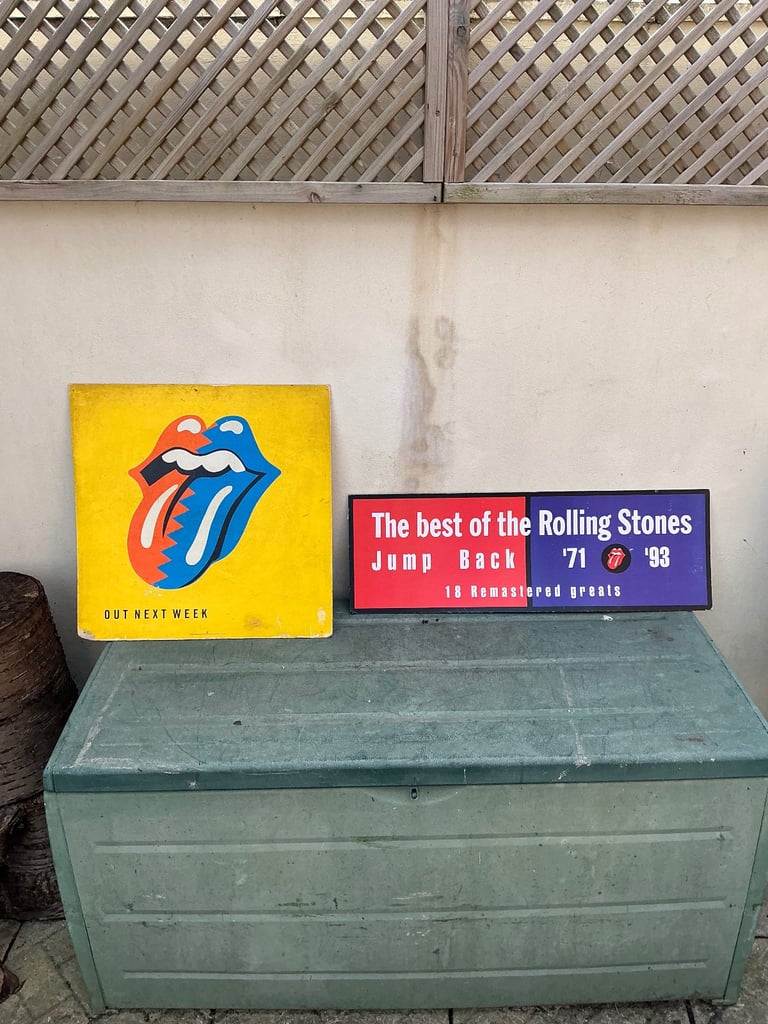 image for Two Rolling Stones posters on board 