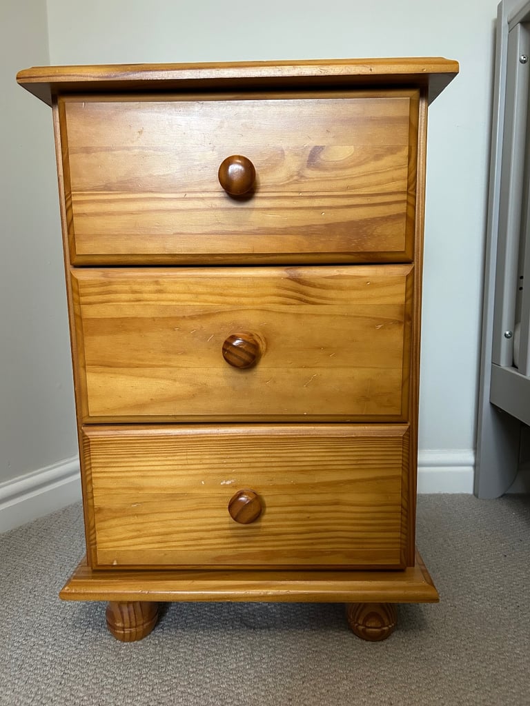 image for Pine Bedside Cabinet