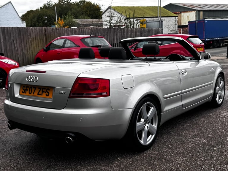 2007 Audi A4 Cabriolet 1.8T S line Multitronic 2dr CONVERTIBLE Petrol Automatic