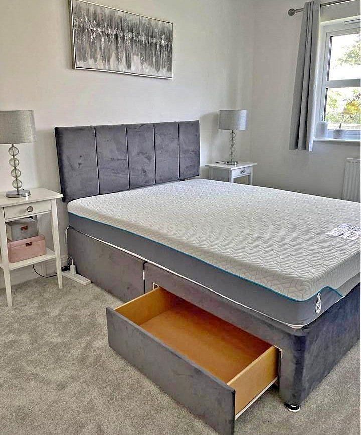 Single Double small double king size super kingsize bed and beds with mattress headboard frame