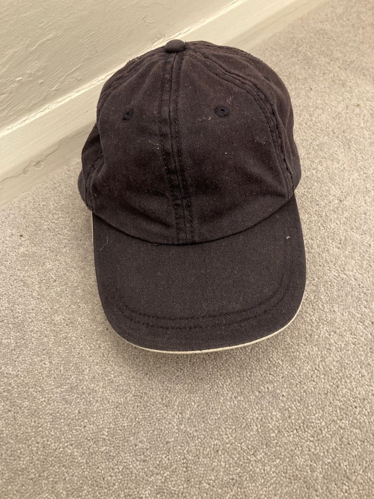 M & S black summer cap
