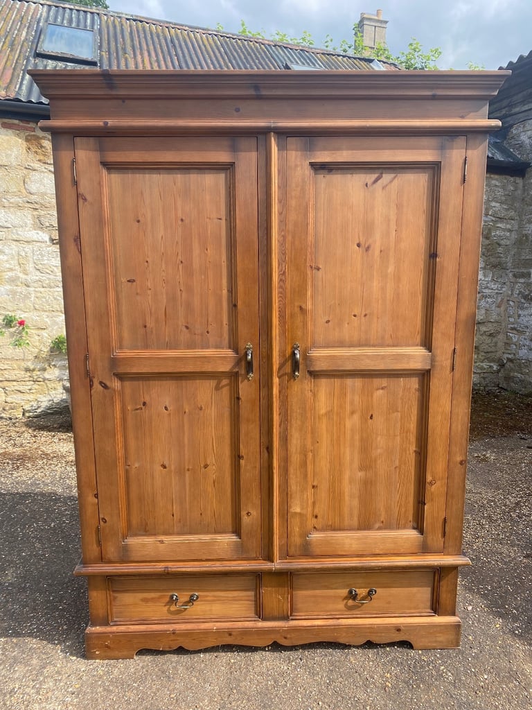 image for John Lewis Pine 2 Door Wardrobe 