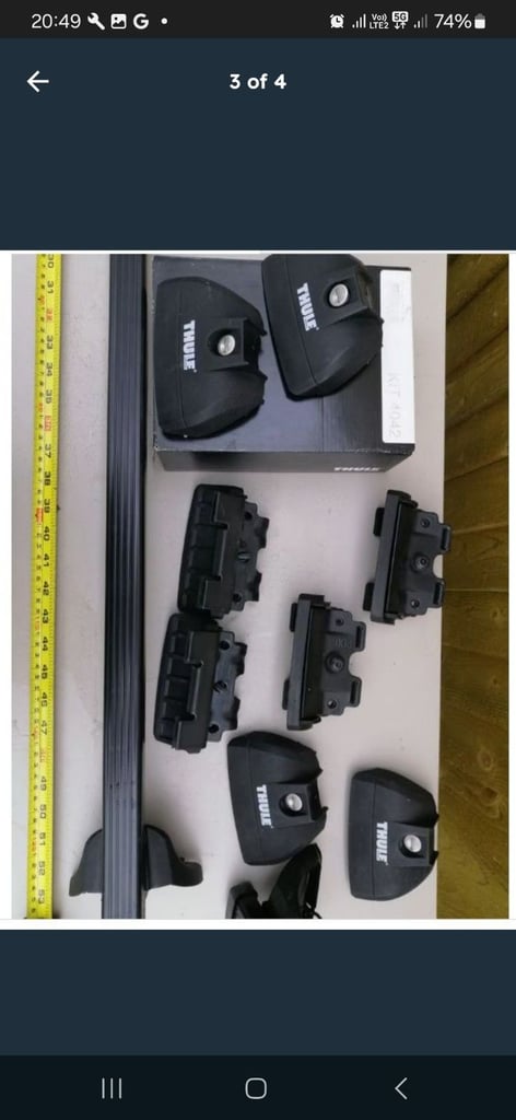 Citroen C4 Grand Thule roof rack bars