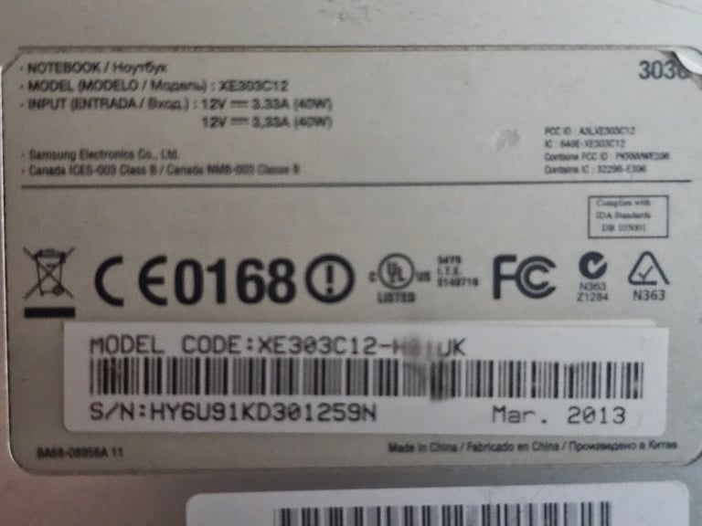 Old laptop parts