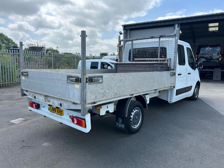 VAUXHALL MOVANO 2.3 CDTi 3500 Double Crew Cab Dropside White Manual Diesel 2018