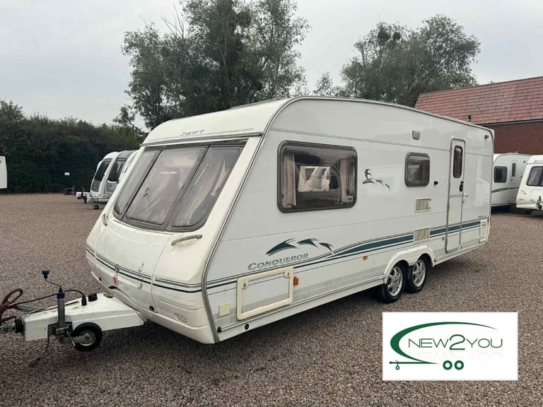 2003 Swift Conqueror 580 LUX 4 Berth Caravan - STOCK NO E204