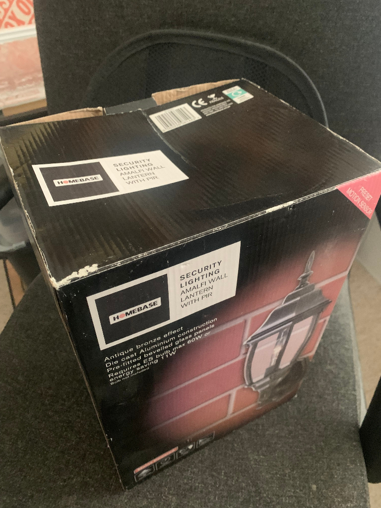 Outdoor Security Lantern with PIR